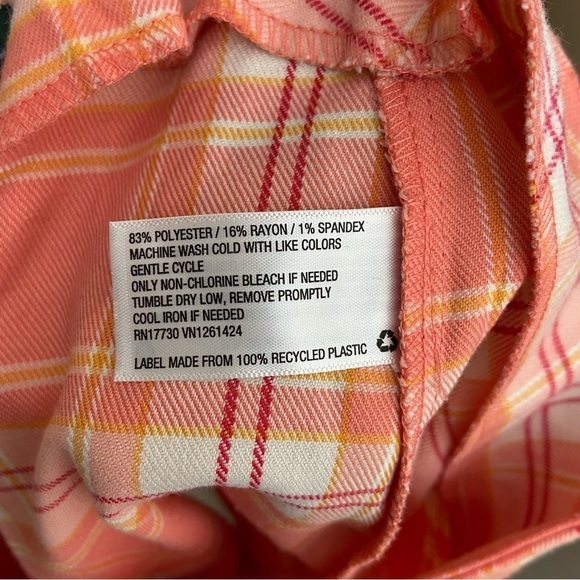 Wild Fable pink plaid mini skirt y2k size 4 - Picture 4 of 6